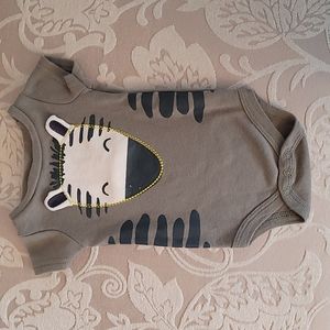 Baby Kiss Zebra Onesie